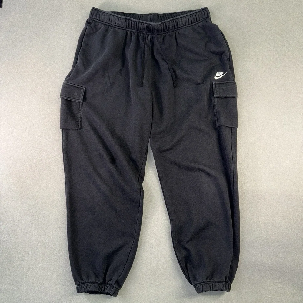 Men's Nike Cargo Sweatpants Black Size XL